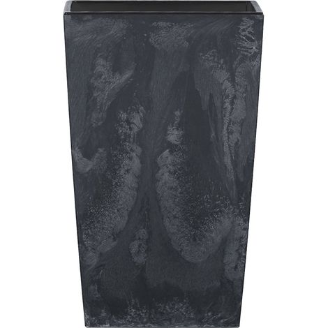 Fioriera in cemento da 26 litri design leggero color antracite (1/3)