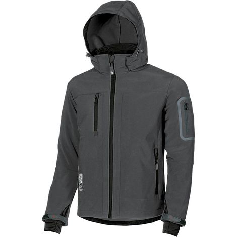 Giacca Da Lavoro Softshell U Power Metropolis Grigio M