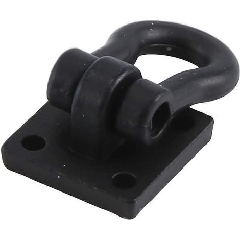 2 Stück Anhängerkupplungs-Schnallenhaken aus Metall für 1/10 RC-Cars (Schwarz)