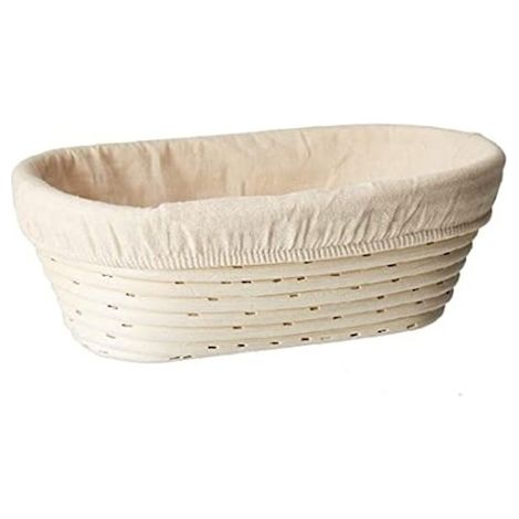 Panier de fermentation en rotin, ovale, 32 cm (1/4)