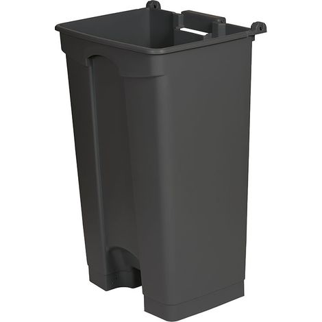 Cuve pour collecteur à pédale 90L - 48.3 x 39 x 79 cm - Gris - Lot de 6 - Dbmark