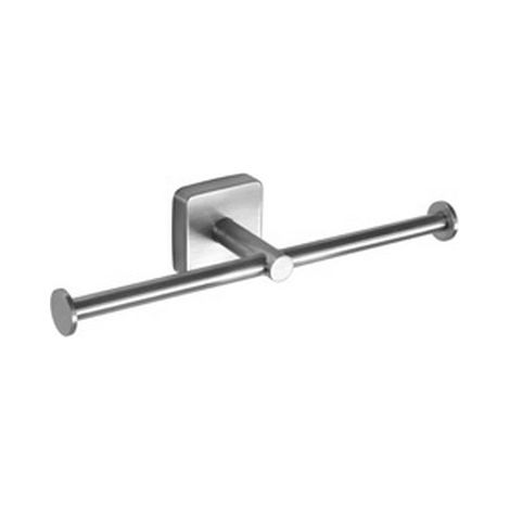Portarotolo con barre laterali a muro in acciaio inox finitura satinata CLODE-S kamalu