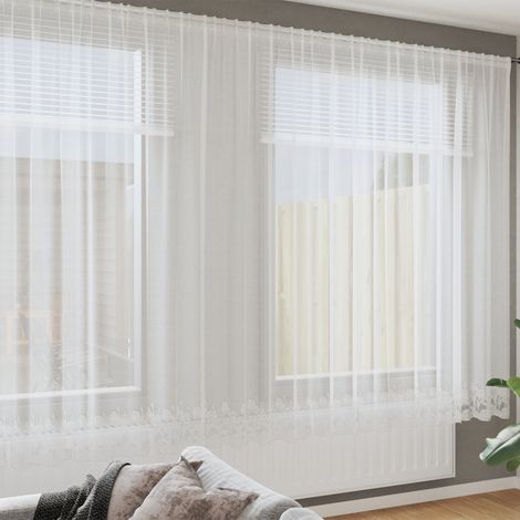 Cortina de Encaje con cortinas 900x200cm Poliéster vidaXL (1/5)