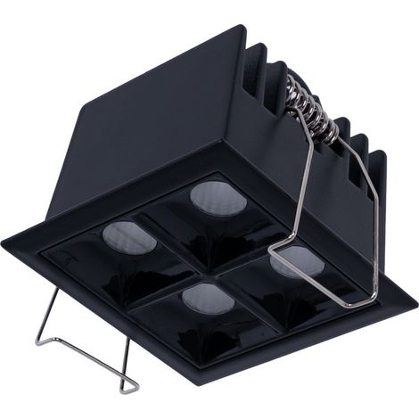 Quadratische LED-Einbauleuchte 8 W – 4 Leuchten – UGR18 – CRI90