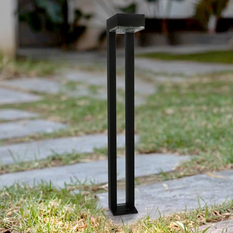 IluminaShop - Baliza Led Solar Cubar IP44 con Sensor Crepuscular  Blanco Calido 3000K (1/3)