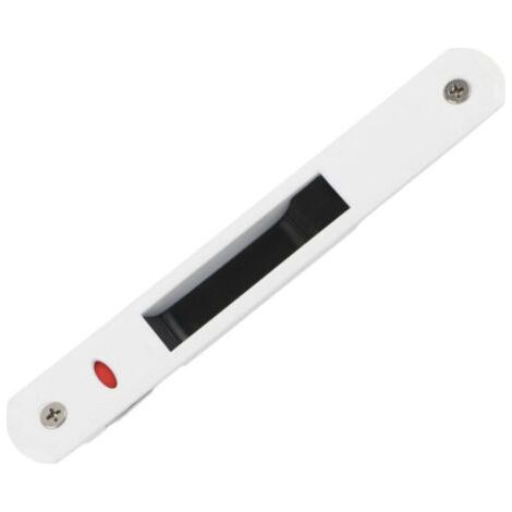 Serrure de porte coulissante 10PCS Acier inoxydable Verrou simple pour fenêtres et portes en verre Installation rapide (1/4)