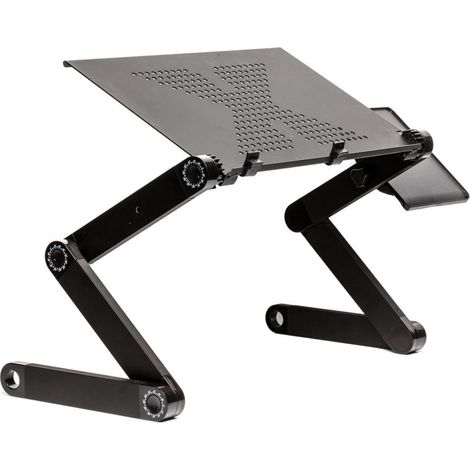 Paris Prix - Support Réglable ordinateur Portable 48cm Noir (1/5)