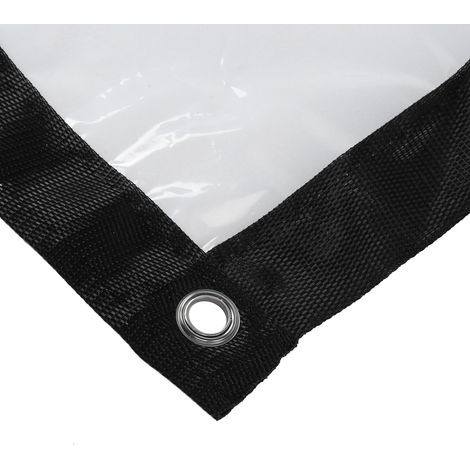 Bâche anti-pluie transparente 1 m x 2 m, voile d'ombrage pour jardin, bonsaï, plantes succulentes, abri (1/5)