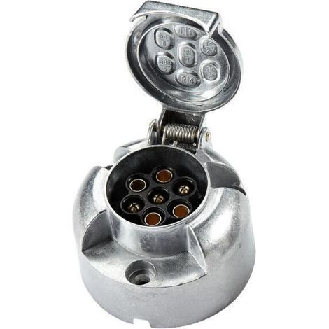 Prise remorque metal femelle 7 broches