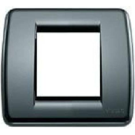 17098.15 Placa Rondò 1 Módulo O 2 Módulos Reducidos Gris Grafito