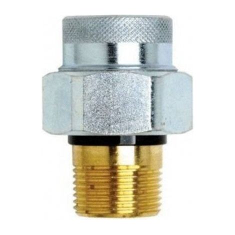 Atlantic – Raccord diélectrique bi-métallique pour chauffe-eau 15x21 – Prévention corrosion galvanique – Pour installations électriques