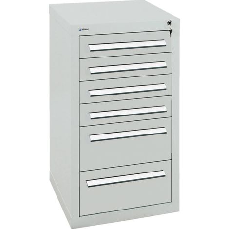 Stumpf Schubladenschrank Serie T-100/35-1, 6 Schubladen lichtgrau (4x100, 2x200mm) (1/3)