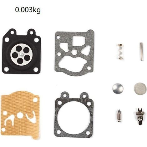 Kit diaframma e guarnizione per carburatore, kit di riparazione carburatore, kit di riparazione motosega 4500, guarnizione del diaframma del carburatore