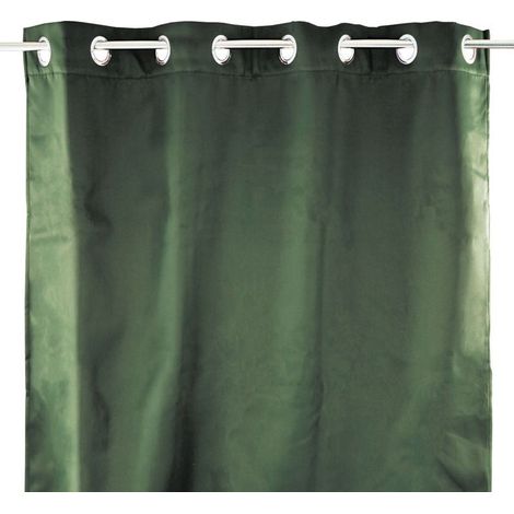 Rideau occultant vert 140x250 – Tissu polyester – Isolation thermique – Pour pièces à vivre – Thedecofactory (1/5)