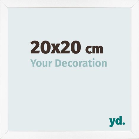 yd. - Cadre photo 20x20 - Blanc Mat - MDF - Bologna
