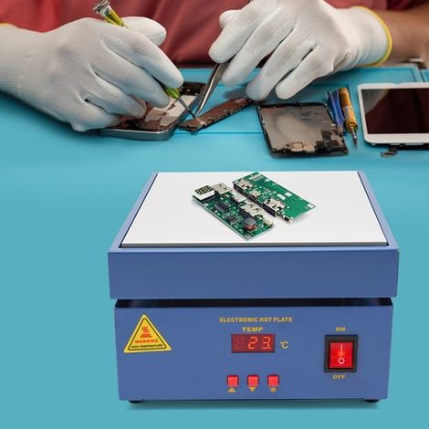800W Preheat Soldering Station Electronic Soldering Hot Plate Welder Hot Plate (1/5)