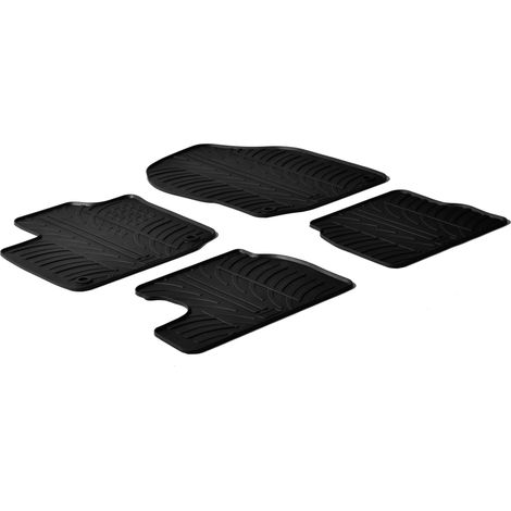 Set tappeti su misura in gomma - compatibile per Honda Civic 5p (02/1202/17) benzina - Honda Civic Tourer (04/1404/18) benzina