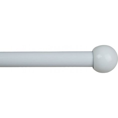 Secodir – Tringle à rideau extensible 165-310 cm – Ø 16-19 mm – Acier robuste – 3 supports réglables pour grandes fenêtres (1/6)