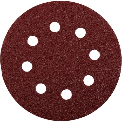 KWB lija disco 115 mm grano 40 velcro 8 agujeros 49491804 , lija disco 115 mm grano 40 velcro 8 agujeros 49491804 (1/4)