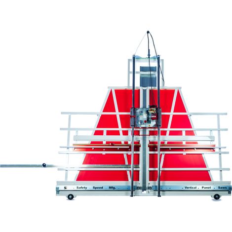 Scie à panneaux verticale 4050 x 2100 mm – Capacité de coupe 45 mm – Moteur Milwaukee 1,65 kW – SSCH7V3