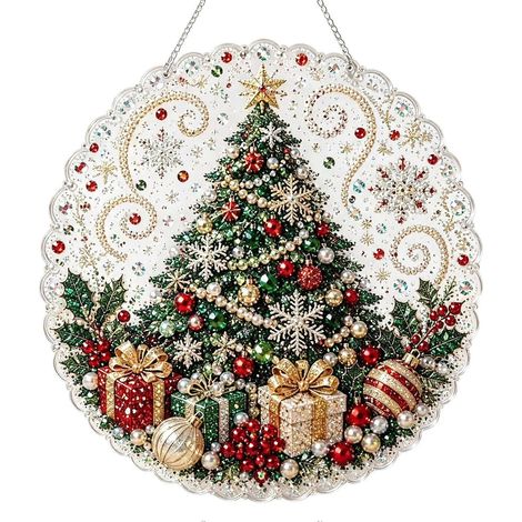 Décoration murale scintillante en strass pour les fêtes. Matériaux durables et résistants. Décoration suspendue ensoleillée pour terrasse, 25 cm (10 pouces). (1/5)