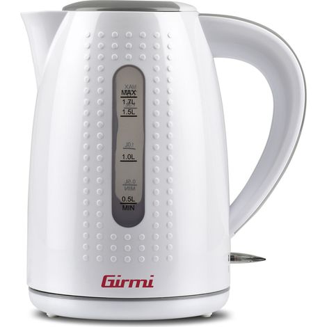Girmi BL2201 Wasserkocher, 1,7 l, 2200 W, grauweiß