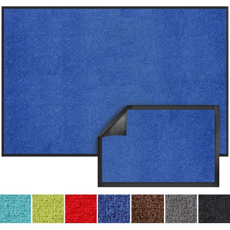 Schmutzfangmatte Monochrom Blau 135 x 200 cm