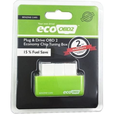 OBD2 Chip Tuning Box - MaxLLTo Eco + (Drive Nitro) - 35% Plus de puissance - 25% Plus de couple - Universel (1/4)