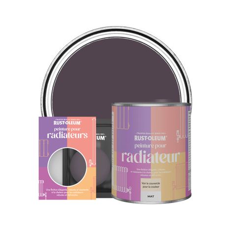Peinture pour Radiateur, Finition Mate - Jus de raisin (1/3)