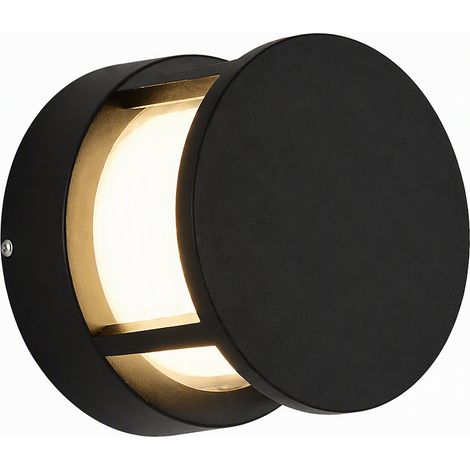 Applique murale extérieure LED G petit format 6 W lumière chaude, lampadaire mural étanche pour façade, terrasse, jardin et entrée (1/5)