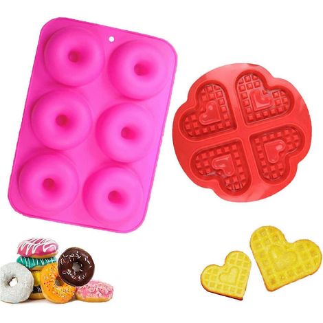Silikonform, Silikon-Muffinform, Waffelform, Donutform, Backutensilien
