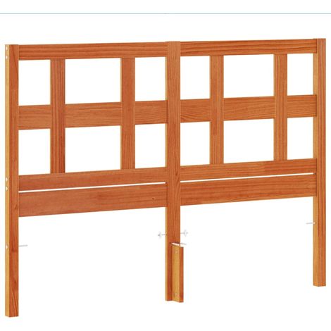 Maison Exclusive - Kopfteil Wachsbraun 135 cm Massivholz Kiefer