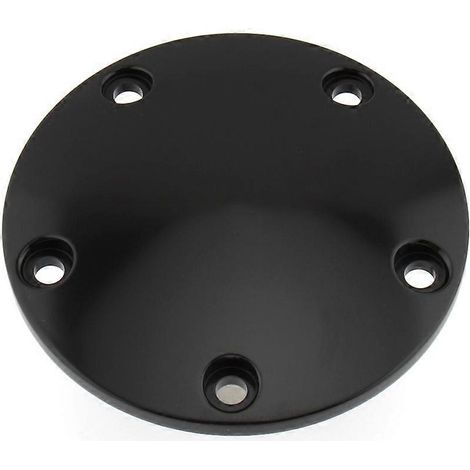 Cache-vis de distribution bombé pour moto Twin Cam Softail Dyna Touring 1999-2017, noir (1/5)