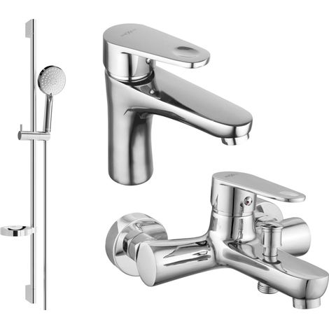 Mexen Kama DS75 conjunto de bañera, cromo - 72503DS75-00 (1/4)