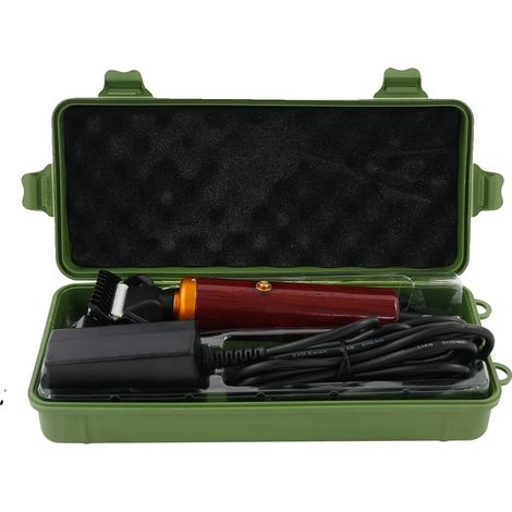 Tosatrice elettrica a filo per animali domestici, design ergonomico, rosso/nero (1/2)