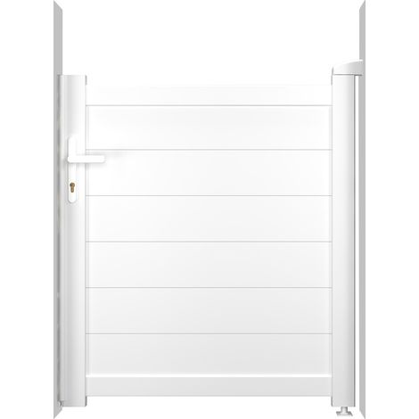 Puerta peatonal blanco EIGER 100 x 115 cm