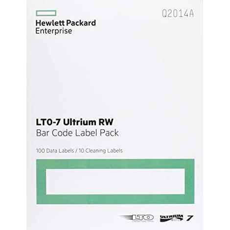 HPE Q2014A etichetta media per archiviazione 100 pz Etichetta autoadesiva (1/2)