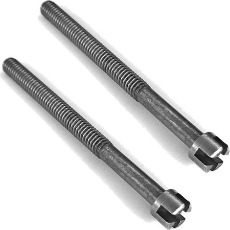 Kreuzschlitz-Bettschraube aus Rohstahl, 8 mm x 40 mm – 150 mm Steigung – Direktgewinde für Möbel und Schränke – Reparatur und Montage (1/4)