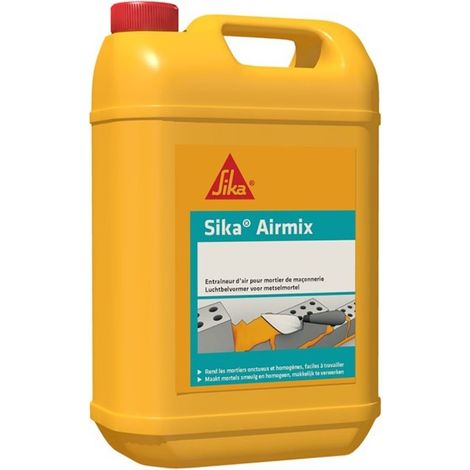 Sika AIR Mix â EntraĂźneur dâair liquide pour bĂ©ton, rĂ©sistance au gel et au dĂ©gel â 5 L