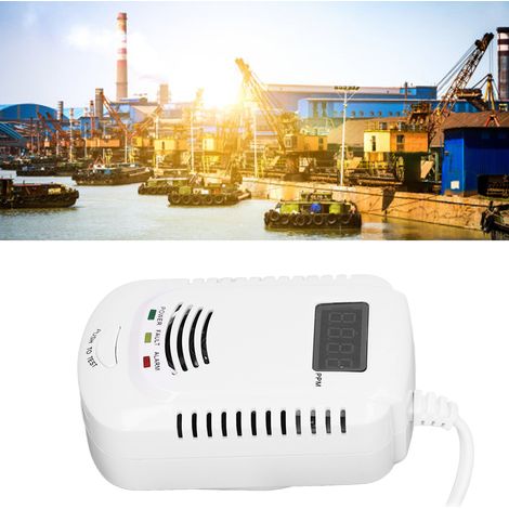 Détecteur de fuites de gaz et alarme de méthane, AC90240V, norme européenne. (1/5)