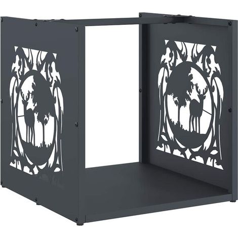 Râtelier à bois pour charbon sans fumée, 40x40x40 cm (1/5)