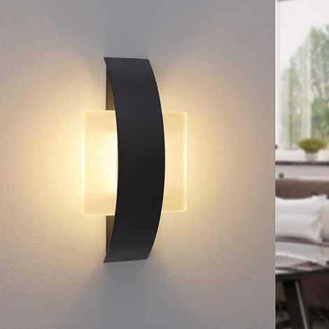 GBLY 2ER LED Wandleuchte Innen Wandlampe Flur Warmweiß Modern DesignTreppenhaus Nachtlampe Bettlampe aus Acryl 6W 3000K Energiesparen Wandbeleuchtung für Wohnzimmer Schlafzimmer Kinderzimmer