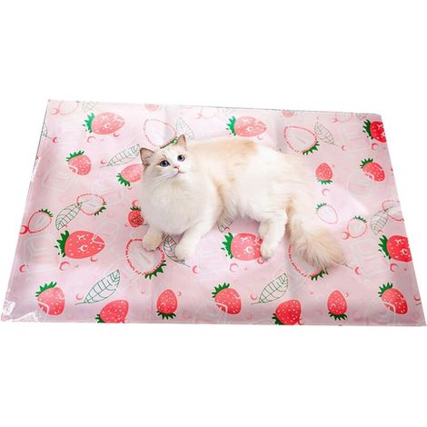 Tapis Rafraîchissant pour Chats,Matelas Anti Dérapant pour Chaton Matelas