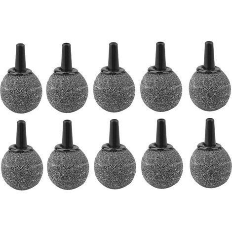 Pierres à Bulles Multicolores pour Aquarium - Lot de 10 - Couleurs Aléatoires - (1/2)