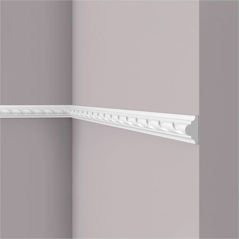 Panel moulding NMC WO2 WALLSTYL Noel Marquet Decorative moulding Moulding for decoration contemporary design white 2 m (1/5)
