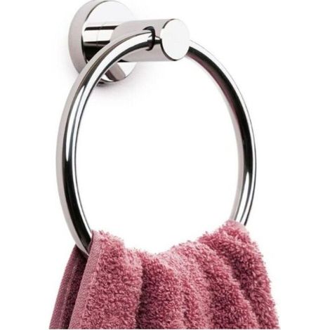 UlisemPorte-Serviette chromé Porte-Serviettes pour Salle de Bain Porte-Serviettes à Main Quincaillerie de Salle de Bain Murale