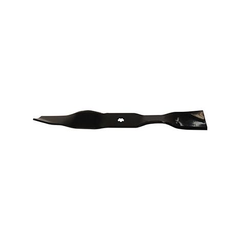 Cuchilla de acolchado adaptable para cortacéspedes John Deere modelos LX178, LX188, LT133, LT155 y LT166 - L: 495 mm, diámetro central