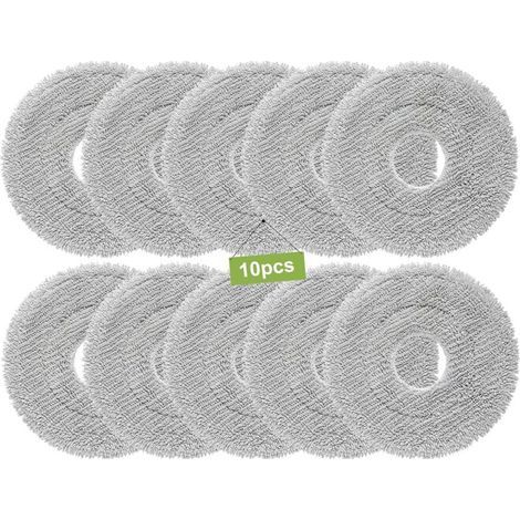 10 Pièces Serpillière Accessoires pour Dreame L10s Ultra Gen 3/Gen 2/L10s Pro Ultra Heat/X40/X50 Ultra Complete/L10s/L40/X30, pour ECOVACS T50 Pro Omni Gen2/T50 Omni,pour Roborock QV 35A/Qrevo S5V (1/5)