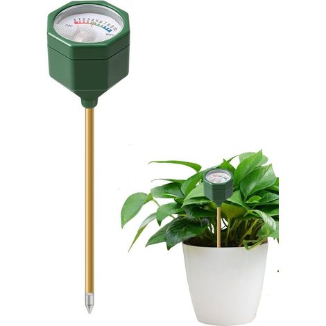 Sonde d'humidité du sol  Capteur horticole sans pile - Mesure l'humidité du sol pour plantes d'intérieur - Fleurs, légumes, plantes en pot, jardins d'intérieur, pelouses, serres, exploitations agricol