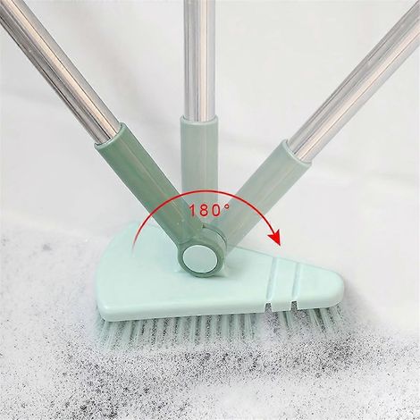 Brosse triangulaire pour nettoyer les joints de baignoire et de sol (1/5)